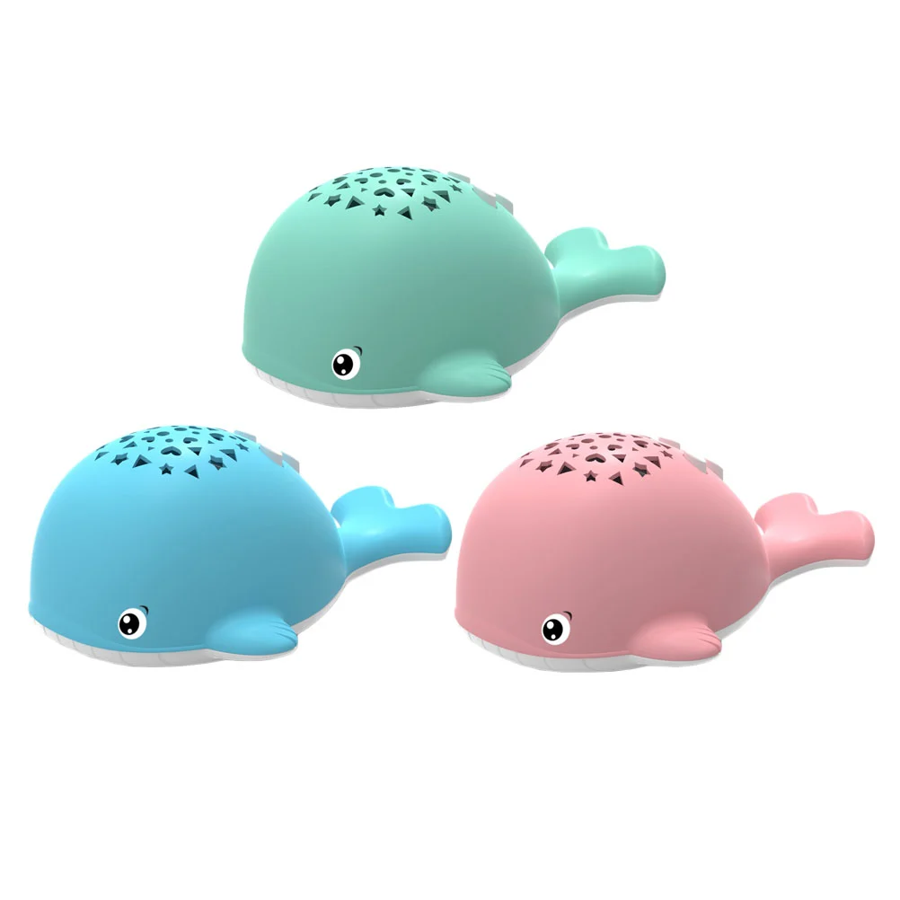1PC Whale Shaped Story Telling Machine Musical Sounding Toy Early Learning Gift Educational Supply for Kids Without Battery (Random Color)
