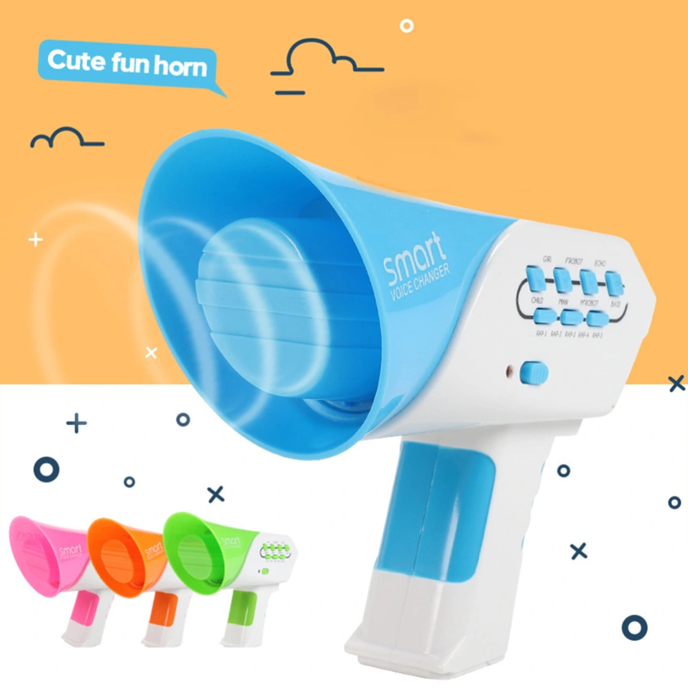 Random Color Vocal Toys Child Sound Changer Creative Funny Voice Speaker Change Channel Multi-channel Funny Handheld Loudspeaker Diy Song Kid