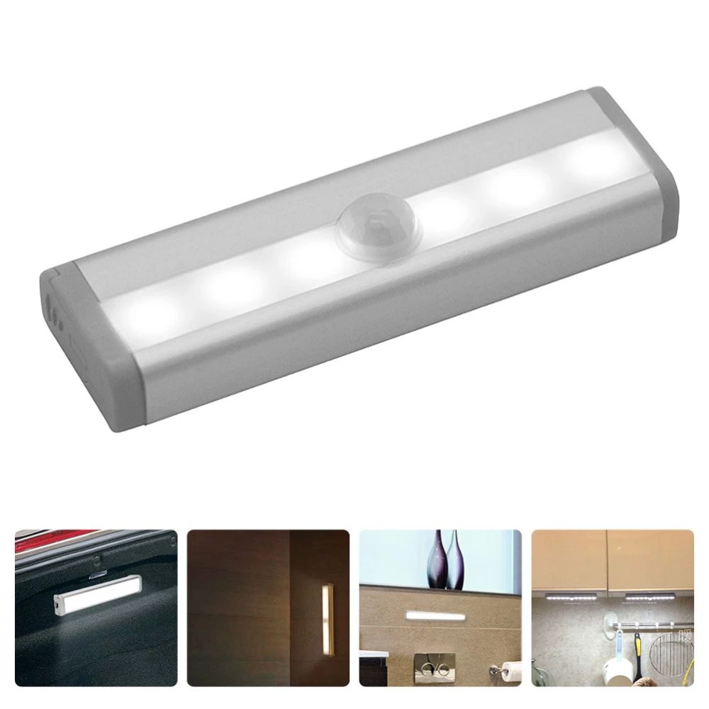 1 Pc LED Human Infrared Sensor Cabinet Light Practical Wardrobe Lamp Night Light