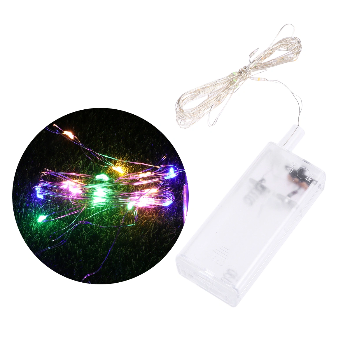 LED Light Up Air Popo Balloon 18 Inch Transparent Balloon Flashing Mixed Color Light With 3m Copper Wire and LED Light Bar for Birthday Christmas Wedding Halloween Party Decoration (Colorful)