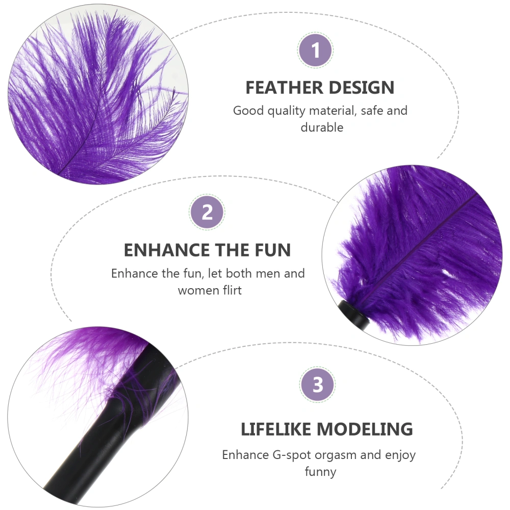 4Pcs Sex Toy Flirting Love Massage Feather Toy Sex Supplies for Couples