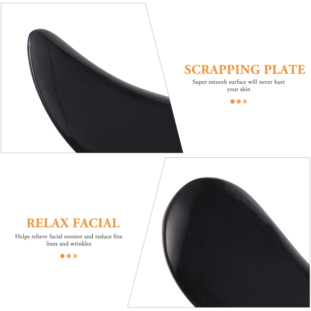 1Pc Horn Scraping Plate Horn Scraping Tool Scraping Massage Tool Body Massager