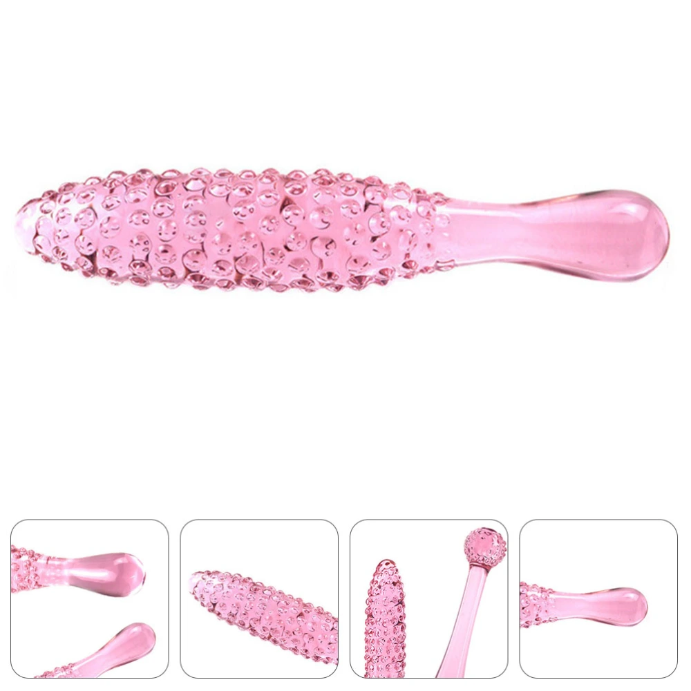 1Pc Anus Expansion Plug Glass Corn Female Masturbation Toy Women Sex Toy