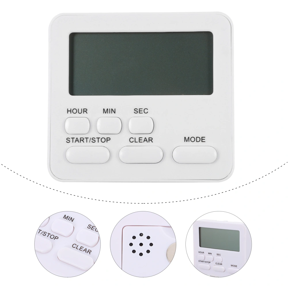 Digital Kitchen Timer Student Timer Alarm Clock Silent Timer Portable Timer