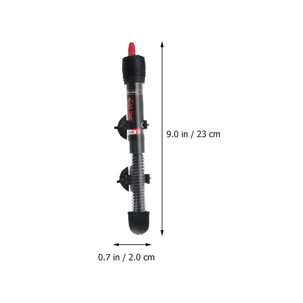 Fish Tank Heating Rod Aquariums Explosionproof Heater with China Plug Black