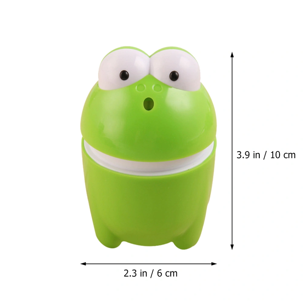 Shape Automatic Toothpick Box Lovely Cartoon Toothpick Holder Case Dispenser Table Decoration Green