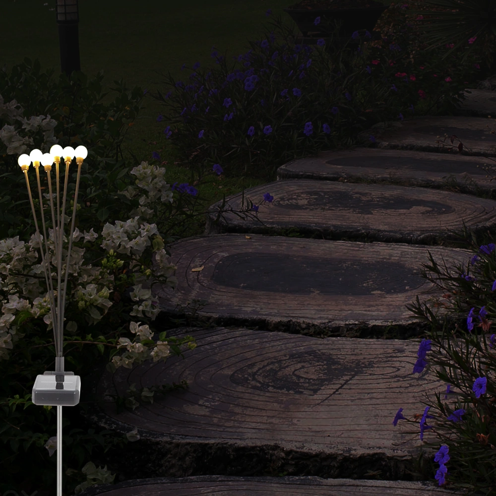 2pcs Solar Firefly Light Landscape Light Waterproof Pathway Light Garden Light