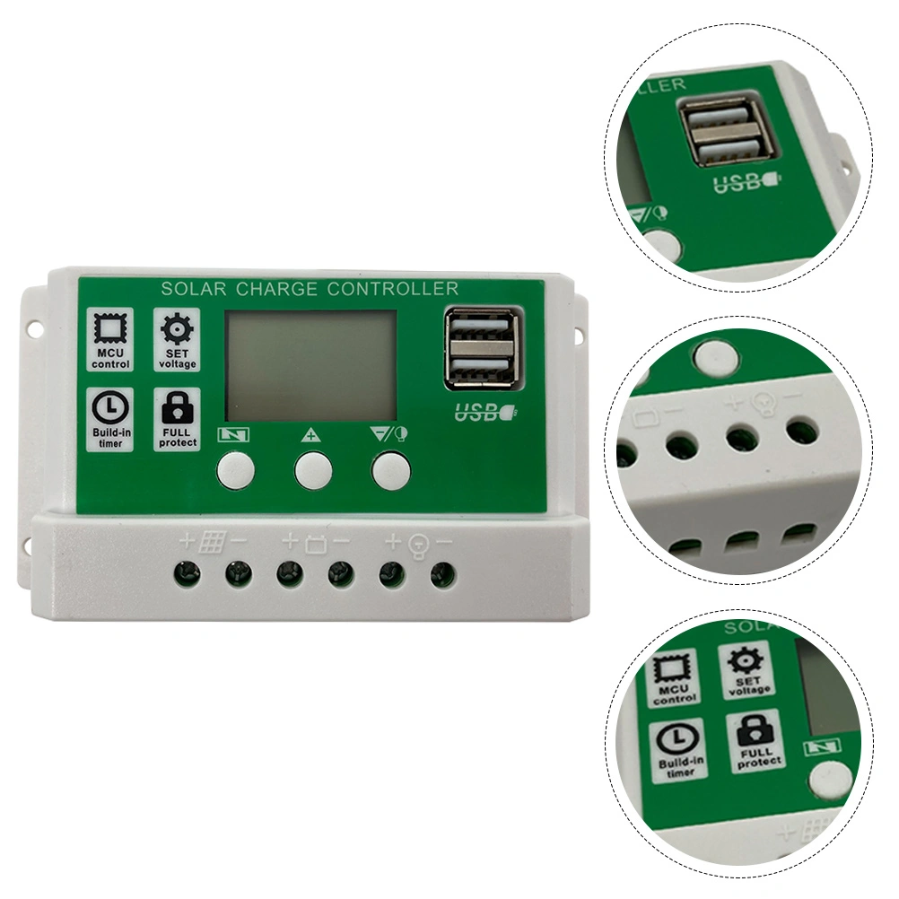 Solar Charge Controller LCD Output Solar Cell Panel Regulator Controller (50A)