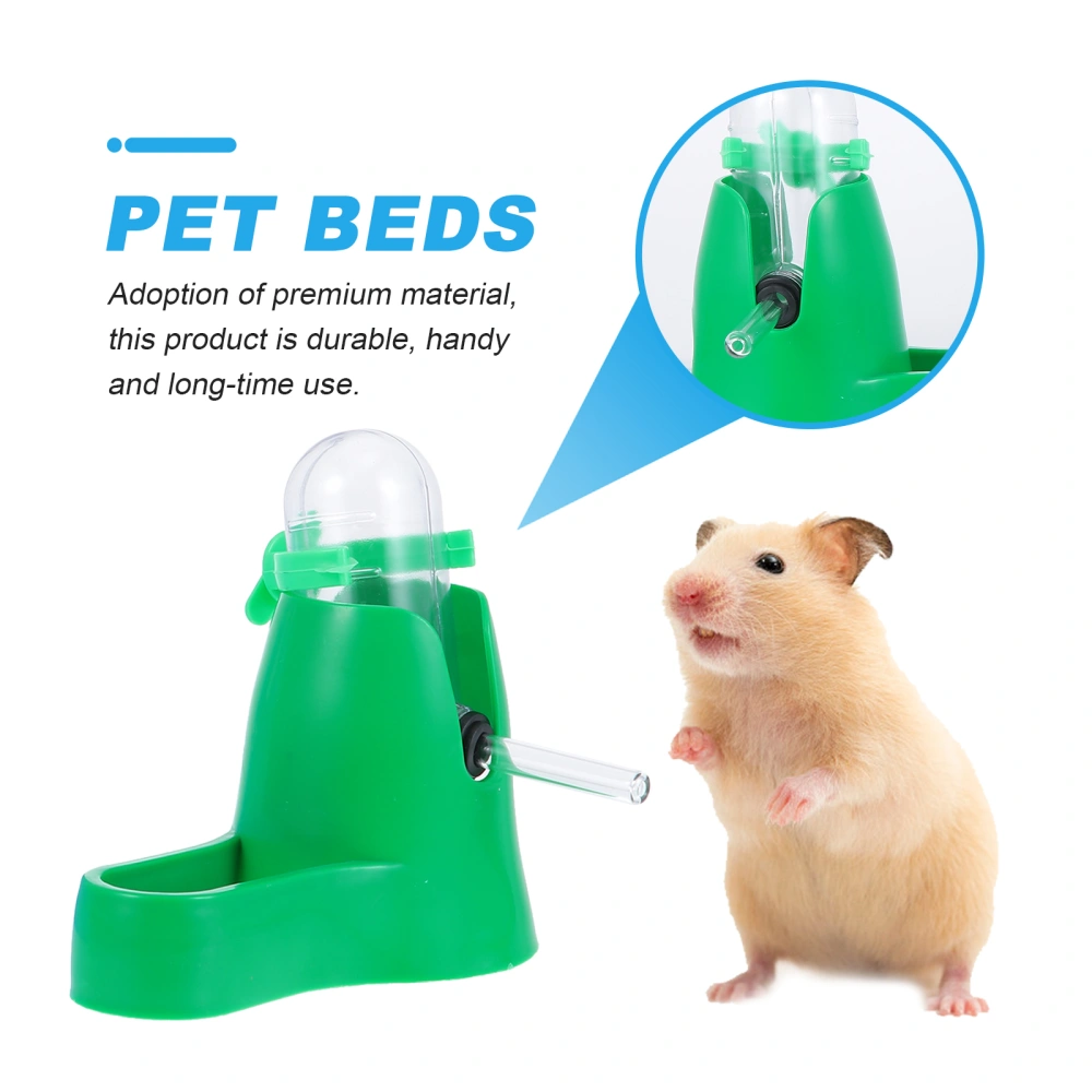 2pcs Hamster Water Bottle Automatic Water Feeder Kettle (Sky-blue, Light Green)