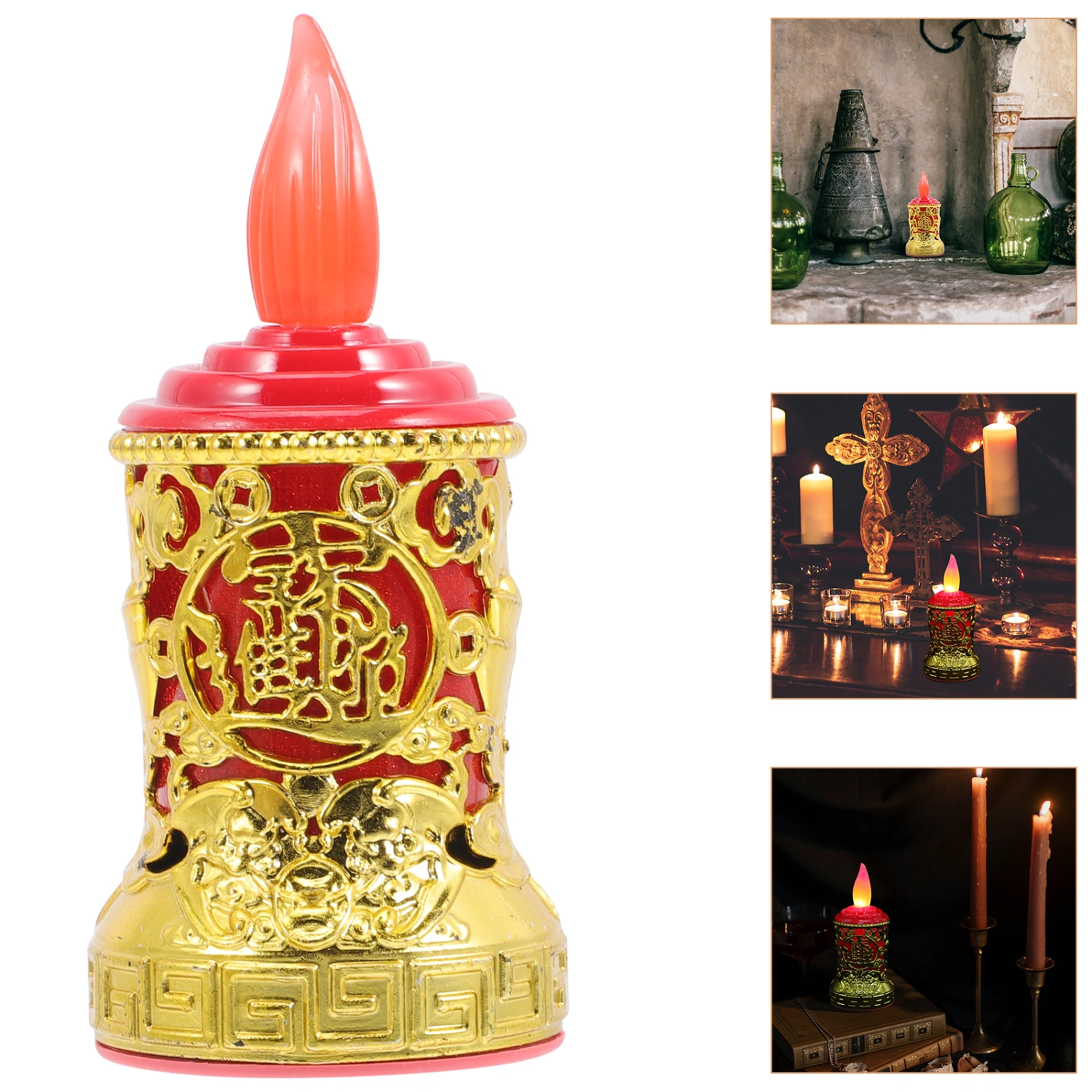 Simulation Candle Light Decorative Candle Light Reusable LED Sacrifice Candle