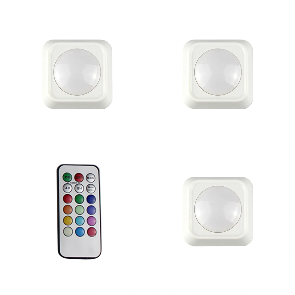 13 Colors Changing Lights Set Touch Sensor Night Lamp Wireless Light for Hallway Closet Bedroom Bathroom (1 and 3 Lights)