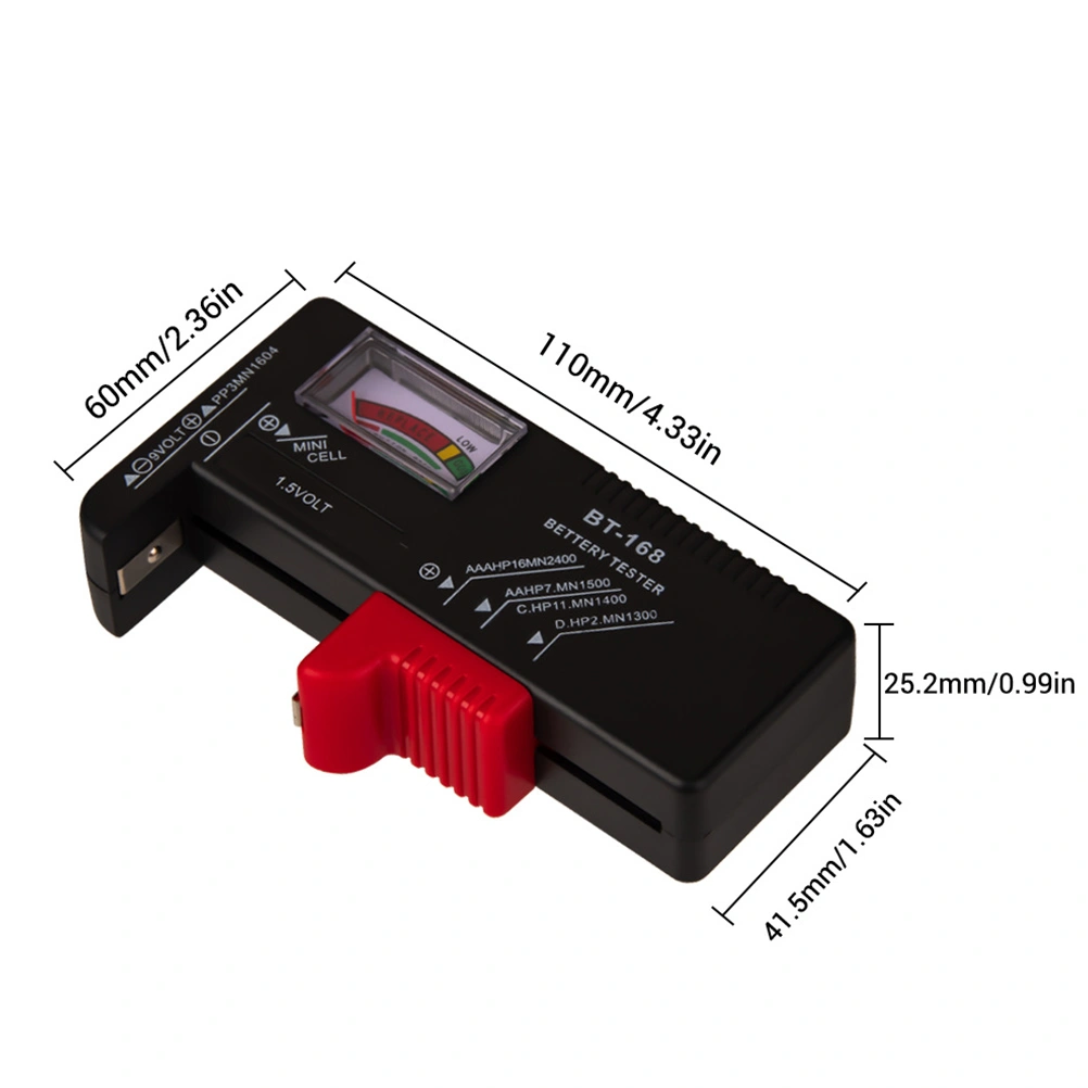 Durable Battery Capacity Tester Battery Capacity Tester with Wrapping (BT-168)