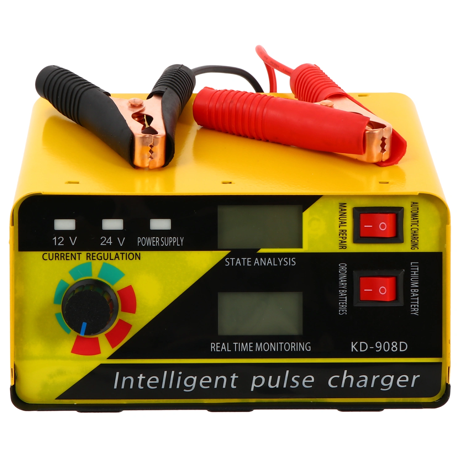 1pc 12V 24V Car Motorcycle Charger Car Universal Charger Accumulator Charger