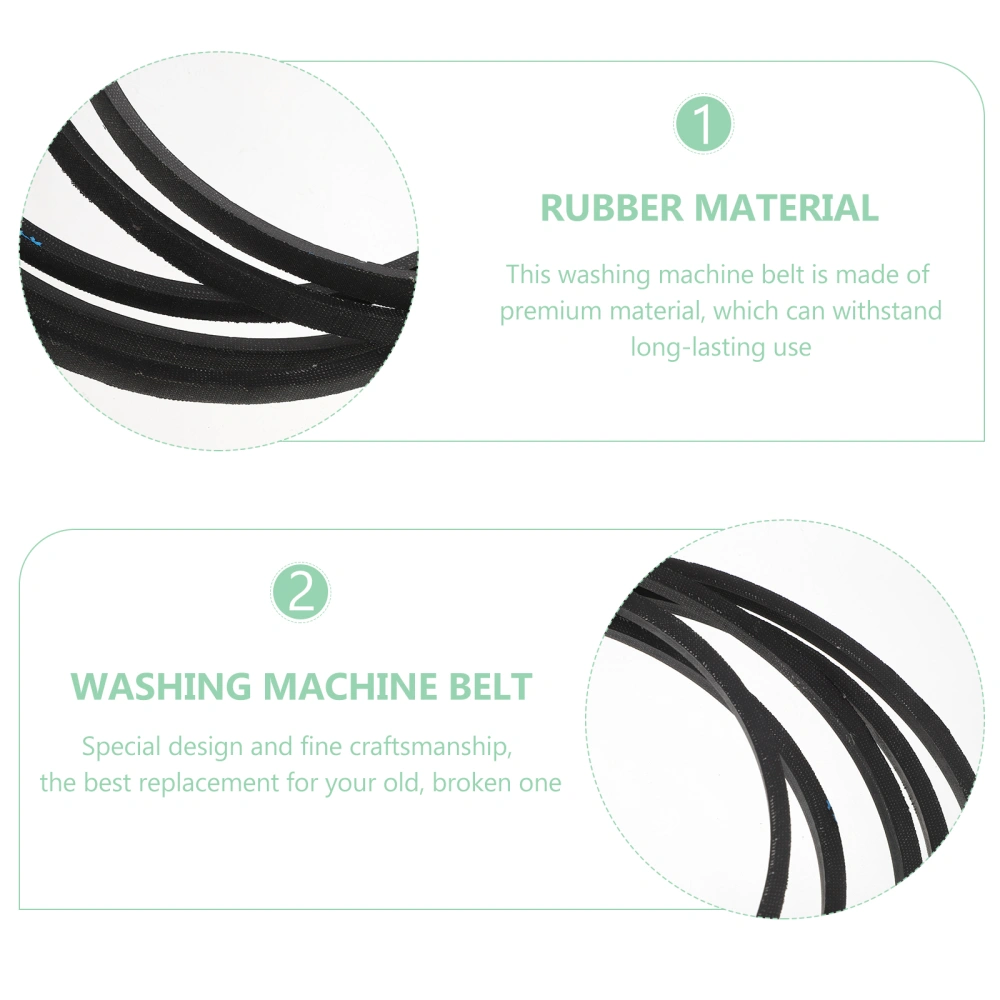 5pcs Washing Machine Belt 66.5cm Drive Belt Washer Part Washer Replacement Belt