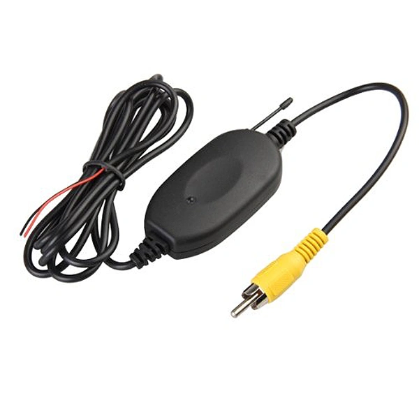 2.4GHz Wireless RCA Video Transmitter & Receiver Set for Car Rearview Camera Monitor System