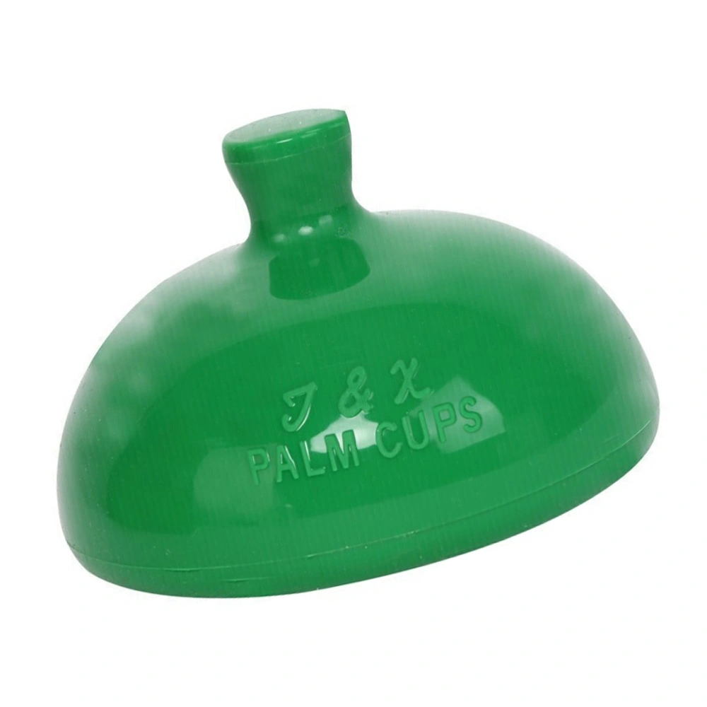 1Pc Palm Cup Pressure Drum Massage Cup Sputum Remover for Burping Adults (Green)