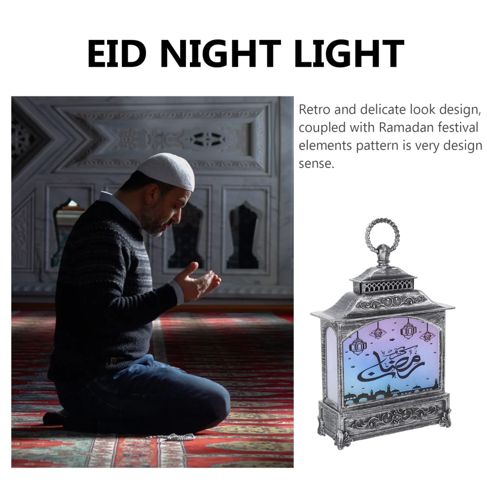 Ramadan LED Night Light Muslim LED Table Light Creative Party Lantern Decor