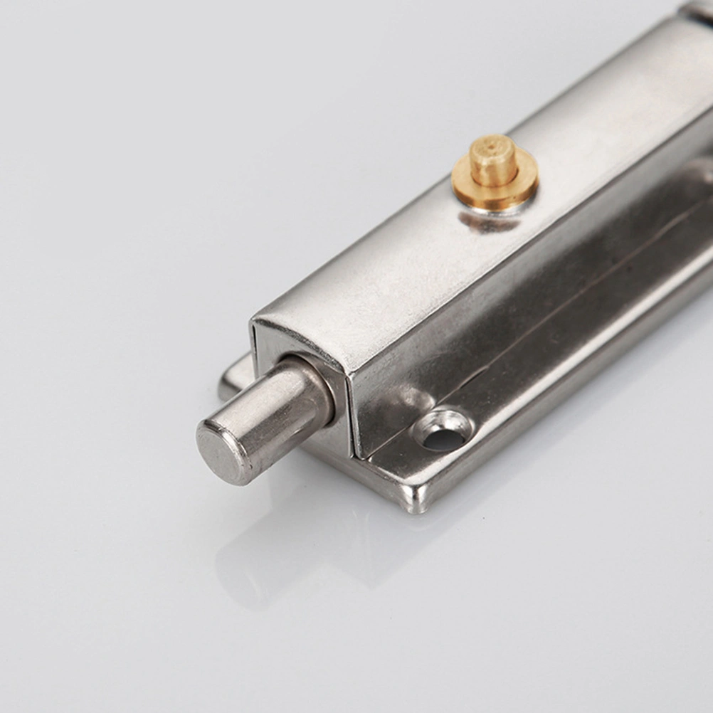 3 Inch Stainless Steel Door Latch Automatic Spring Design Gate Latches Bar Latch Safety Door Lock (Silver)