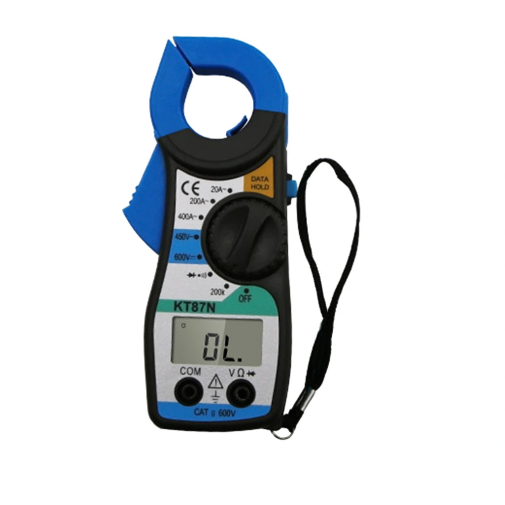 Pocket Electrician Digital Pincerlike Meter High Precision Mini Multimeter Blue (Without Battery)