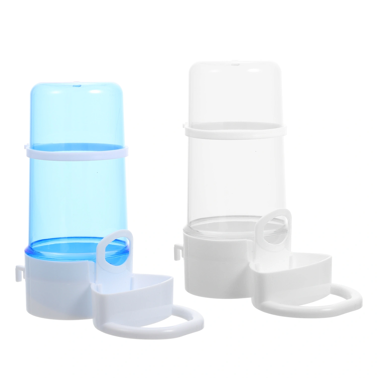 2Pcs Bird Food Dispenser Hamster Food Feeder Bird Cage Food Feeder Automatic Bird Feeder
