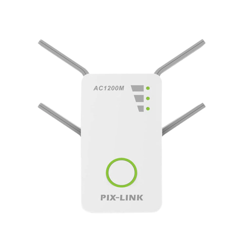 AC1200M Dual-frequency Wireless High Power Repeater Router with US Plug White