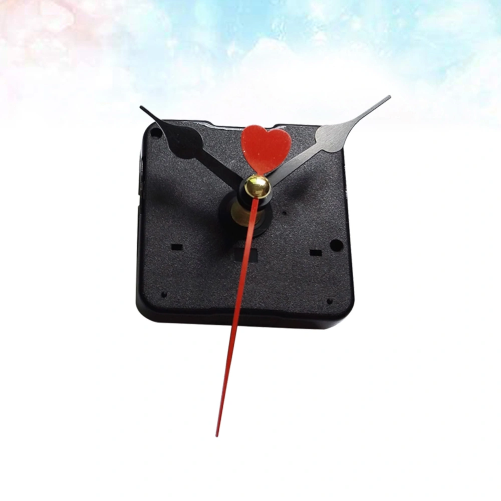 Red Heart Quartz Wall Clock Movement Mechanism Repair Parts Silent Scanning Wall Clock Movement(Packing without Battery)