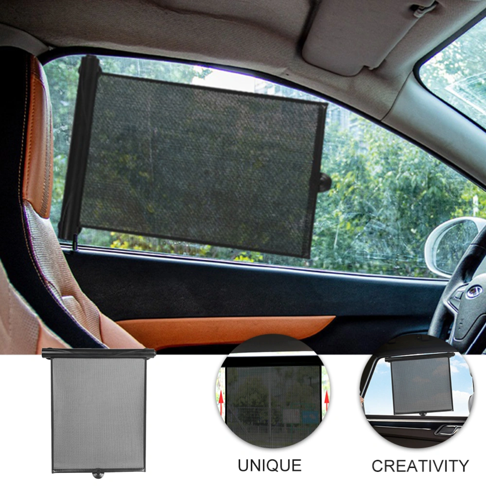 Car Side Window Sun Shade Retractable Car Roller Sun Shade Car Window Shade