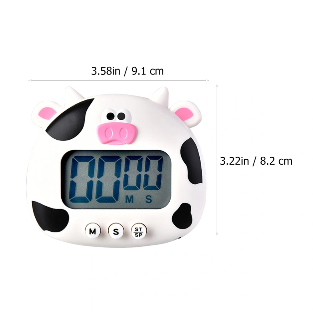 1pc Cartoon Ox Shape Electric Baking Timer Household Baking Timer Electric Cooking Timer