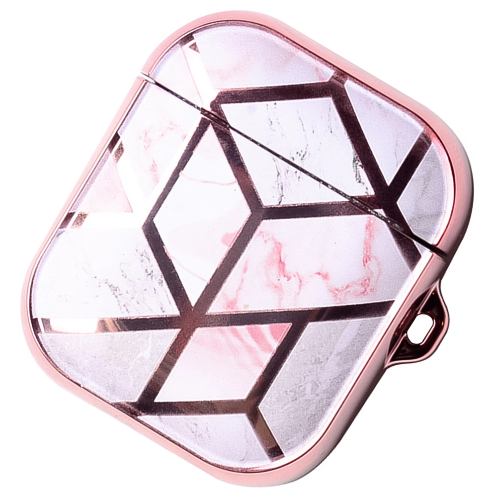 Wireless Earphone Cover TPU Case Compatible for Airpods 1/2 (Mable Golden)