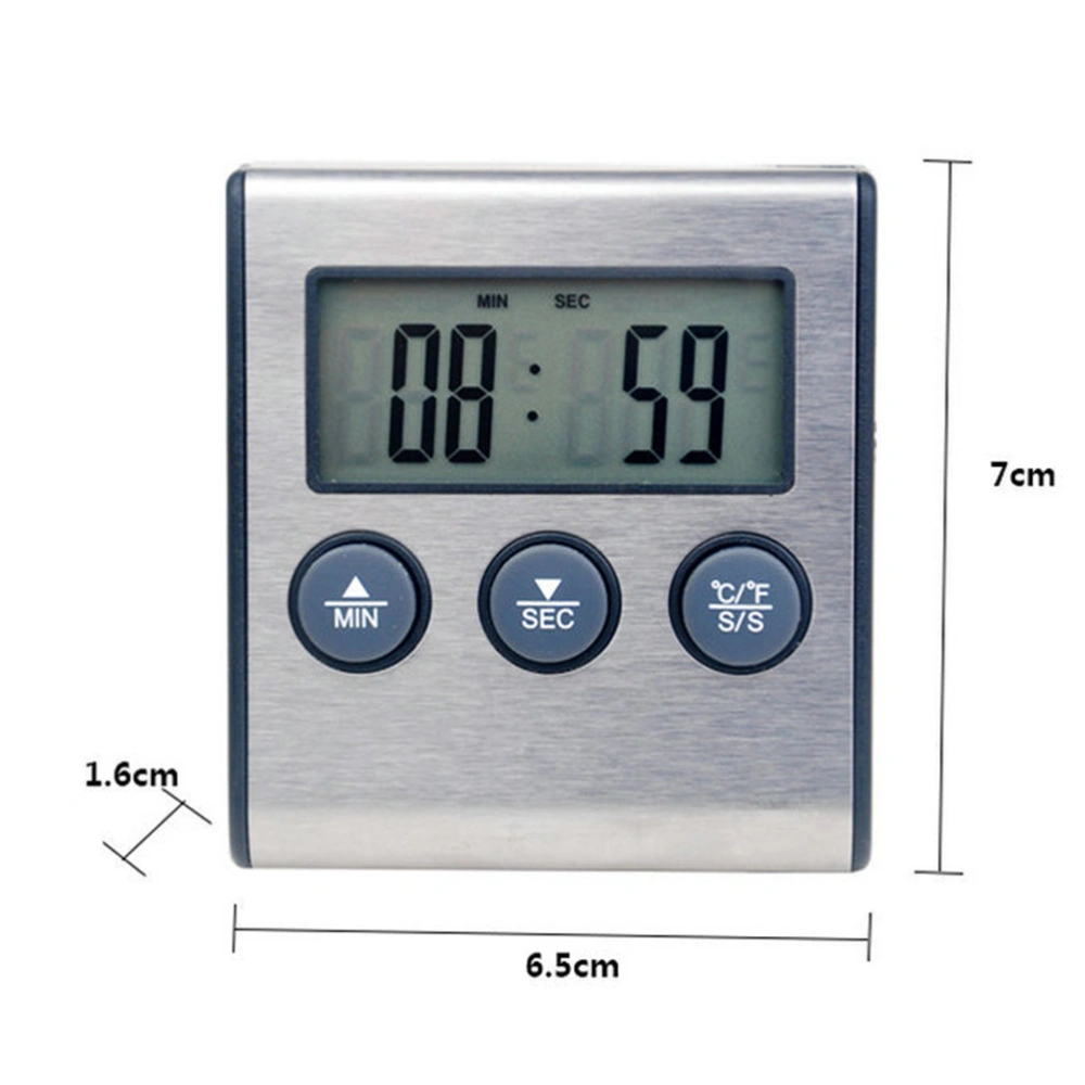 Digital Barbecue Food Meat Thermometer for Cooking Grilling Smoking without Battery