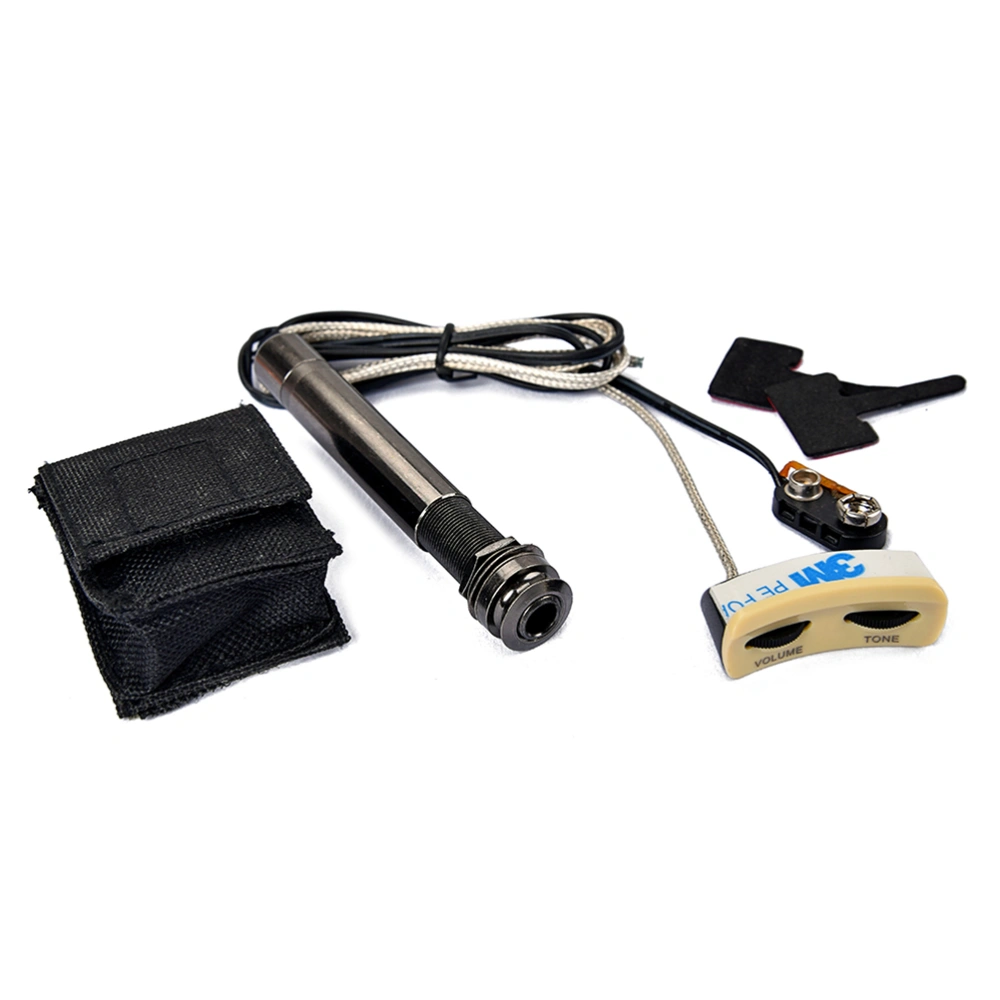 Ukulele Piezo Pickup Preamp Pickup System with Bag without Battery for Ukelele (GMB355)