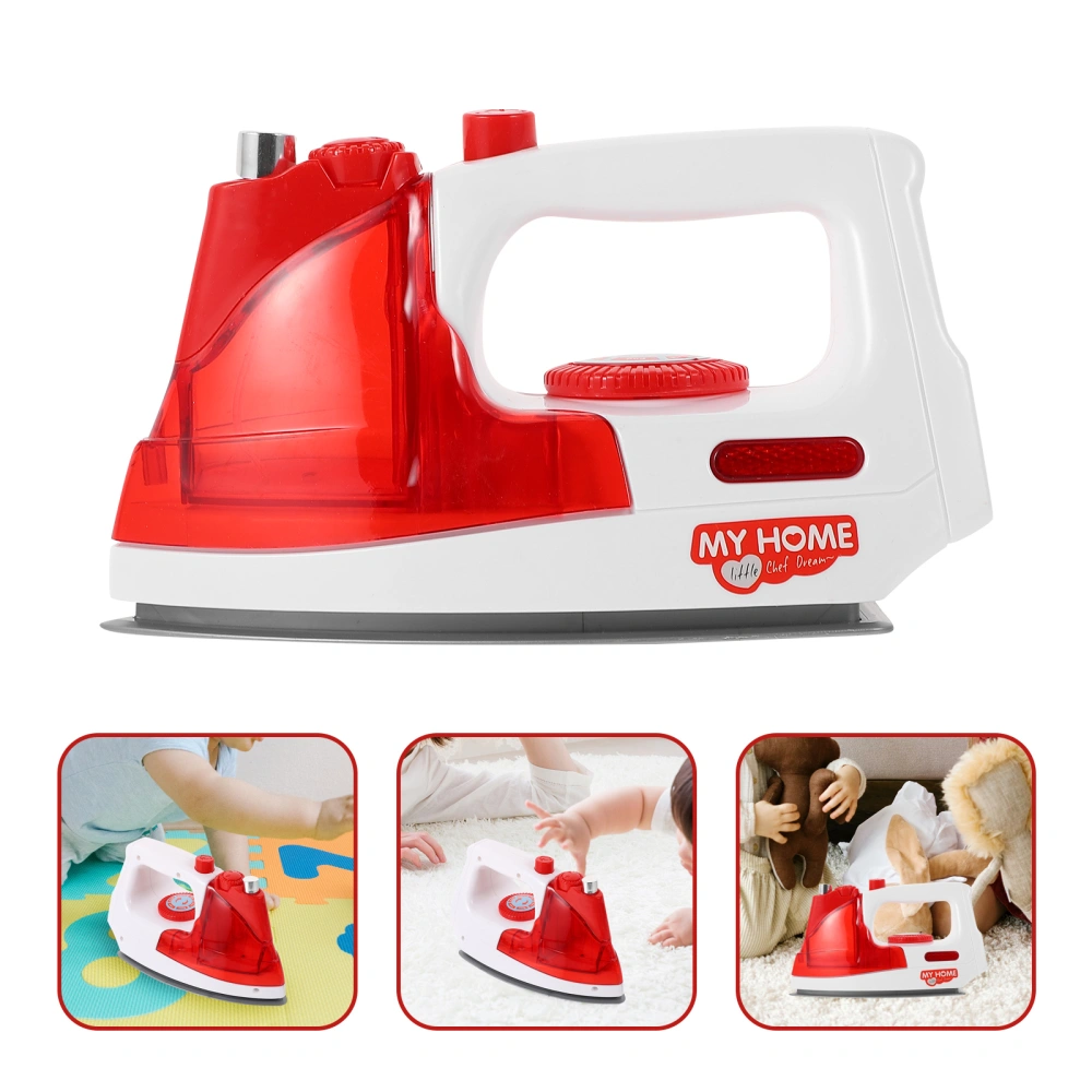 1pc Interesting Simulated Electric Iron Toy Home Appliance Toy Safe Children Toy