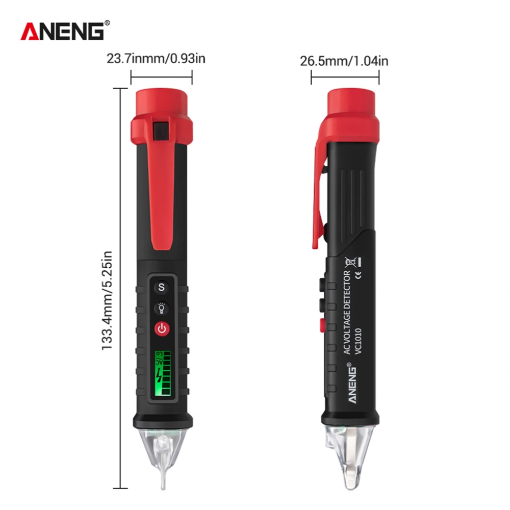 1Pc Voltage Pen Non-Contact Voltage Detectors Auto Test Pen LCD Voltage Pen