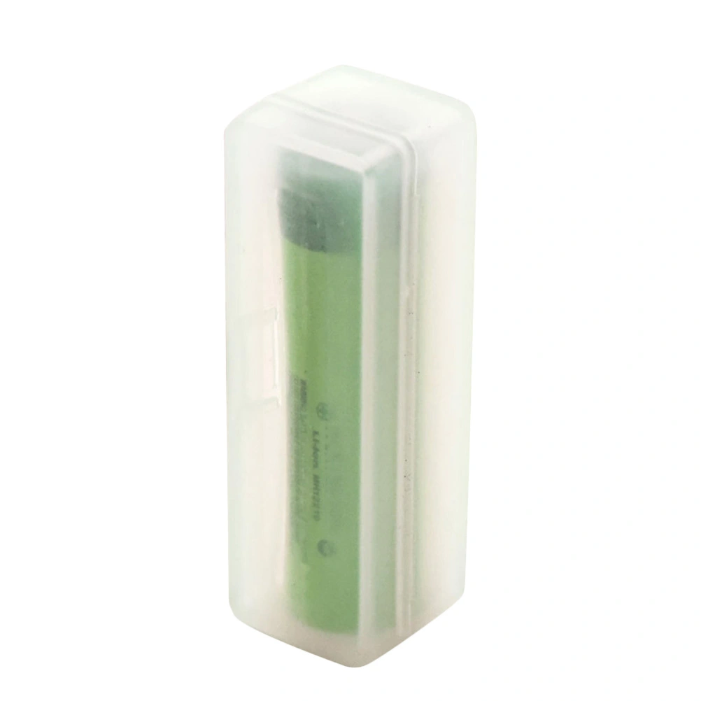 Storage Box Battery Case Holder Plastic Transparent Cover Case for Single 18650 Battery