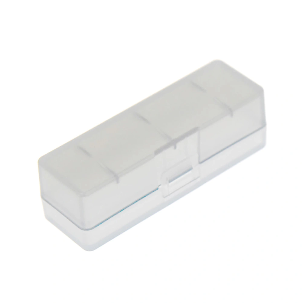 Storage Box Battery Case Holder Plastic Transparent Cover Case for Single 18650 Battery