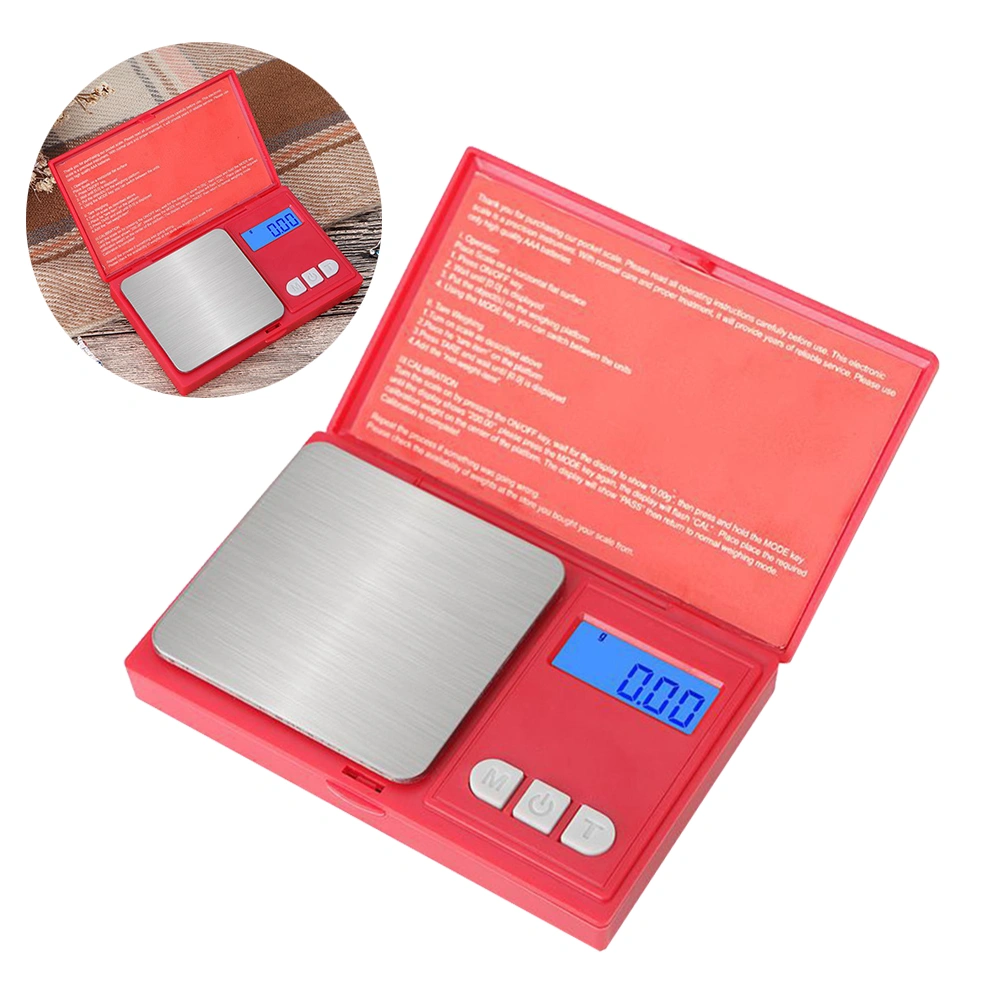 1pc Mini Electronic Scale Precise Digital Scale Weighing Machine Jewelry Scale for Home Shop Dorms without Battery (100g/0.01g)