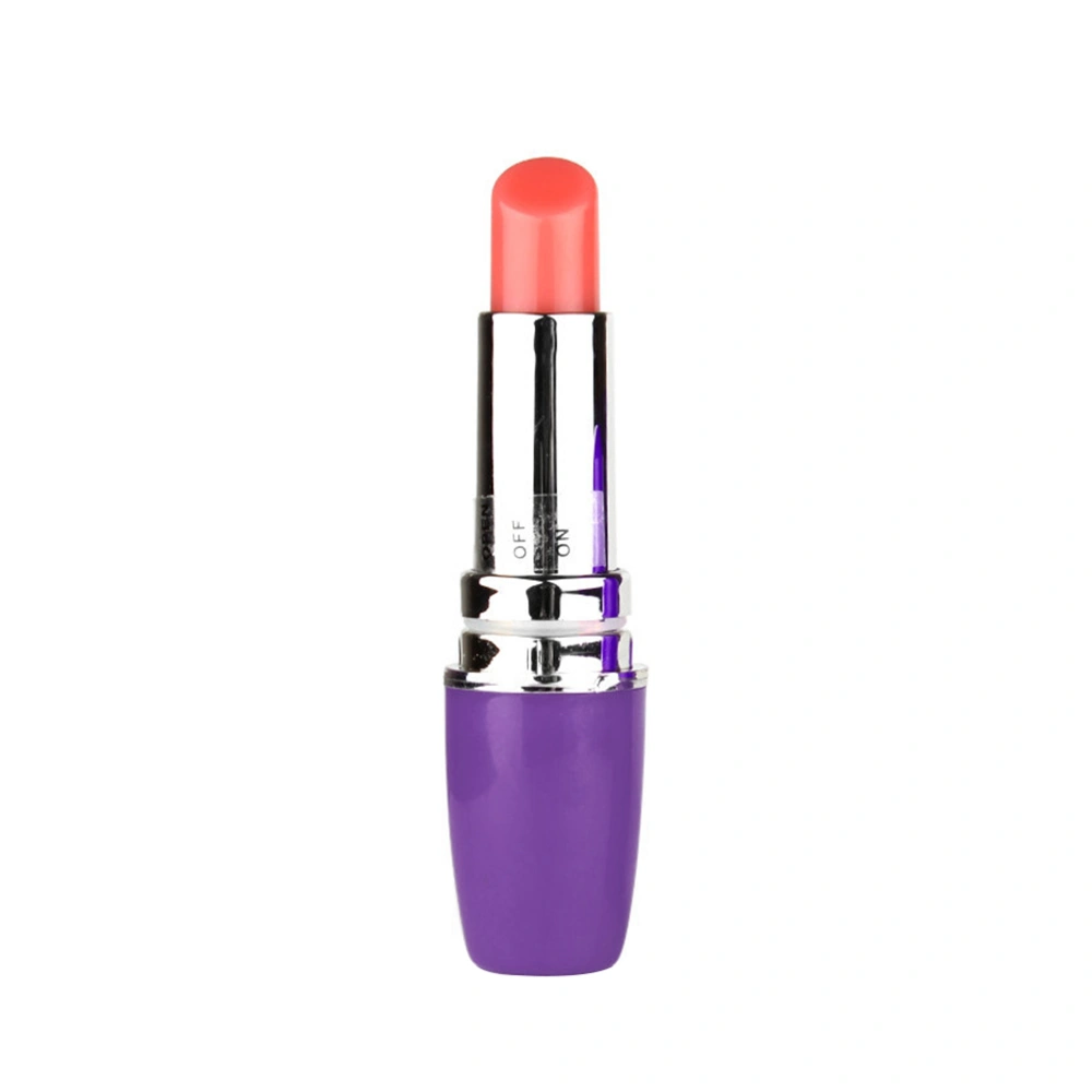 Mini Lipstick Style Massager Portable Waterproof Electric Bullet Massager Sex Wand Pocket Toy G Spot Stimulator for Women (Purple)