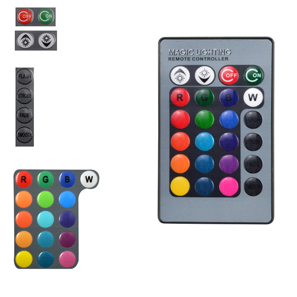 E27 3W RGB Smart Light Bulb Dimmable RGB LED Bulb with Infrared Remote Controller without Battery for Home Decor