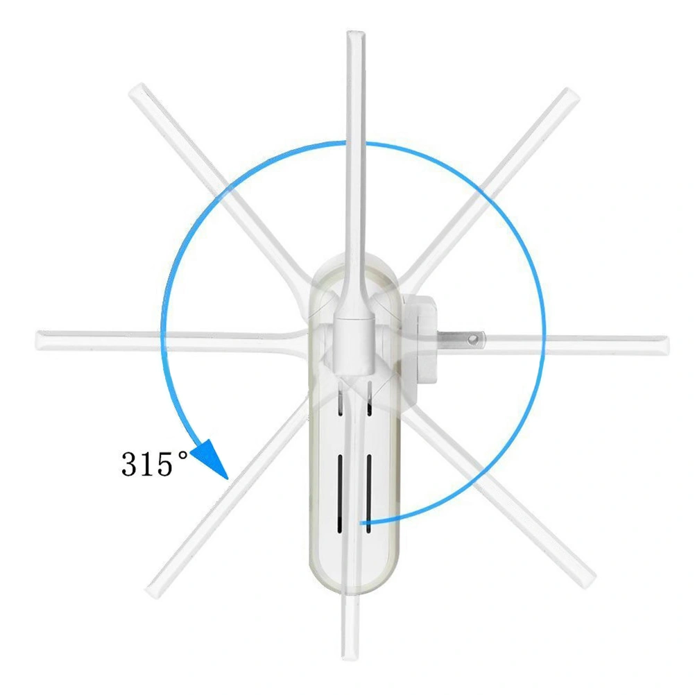 300Mbps 2.4GHz Wireless Repeater WIFI Wireless Amplification Router with EU Plug (White)