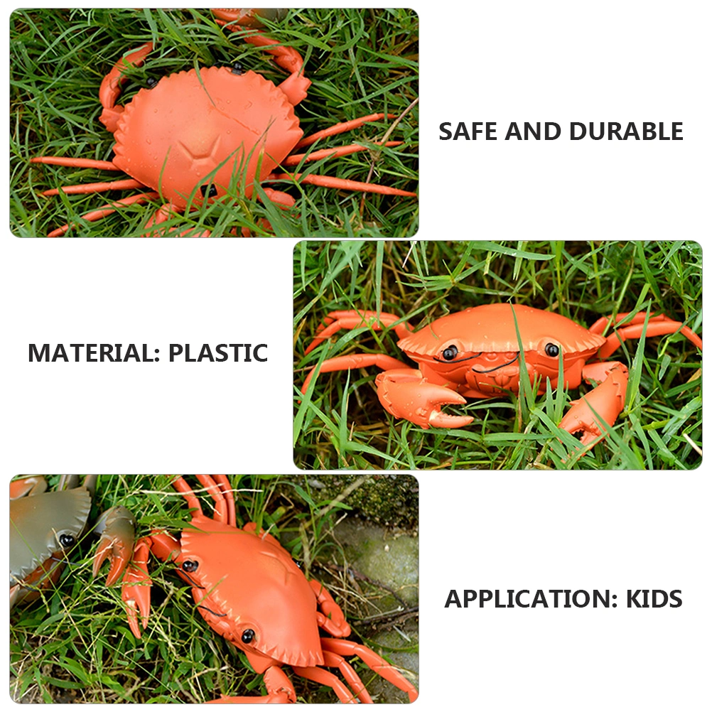 1 Set Simulation Electric Crab Toy RC Animal Simulated Crab Model for Kids