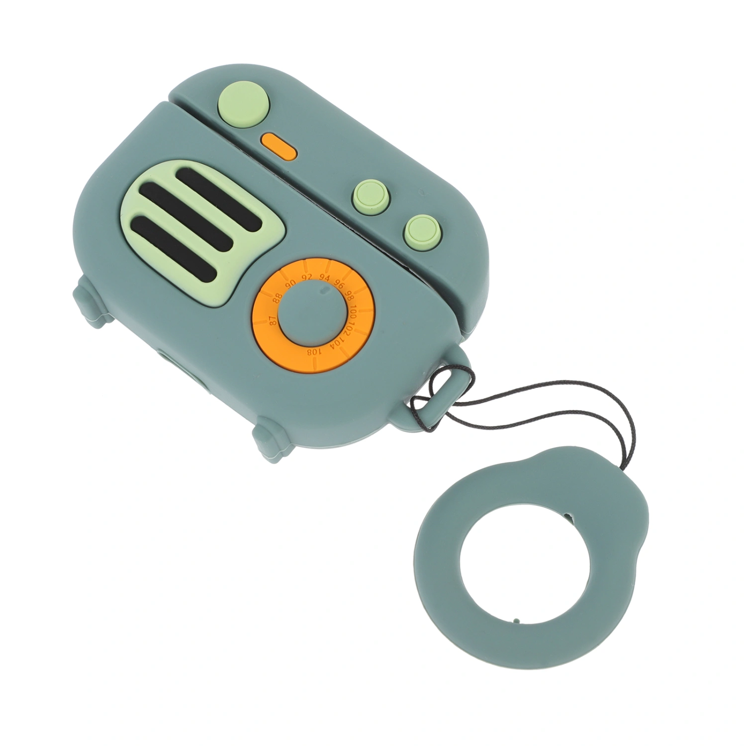 1Pc Vintage Radio Shape Wireless Earbuds Case Compatible for Airpods Pro