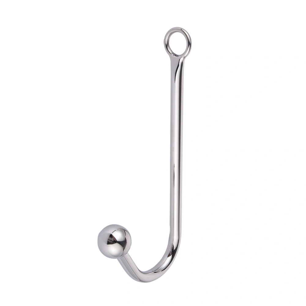 1PC Stainless Steel Anal Plug Anal Dilating Toy Anal Hook Adult Toy for Men Women (Single Bead)