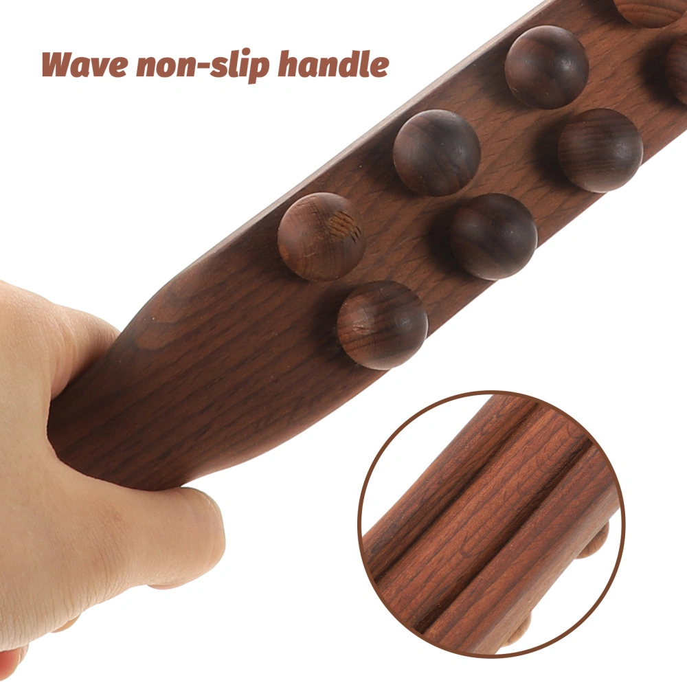 Wood Massage Stick Back Massager Portable Body Massager Wood Massage Tool Meridian Massage Stick