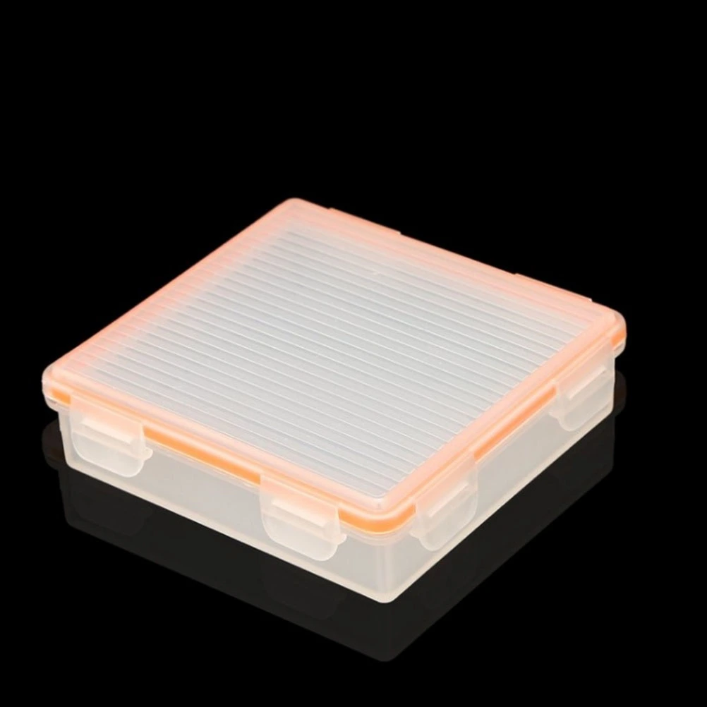 Clear Portable Hard Plastic Battery Case Holder Storage Box for 4 x 18650 Batteries (No Battery)