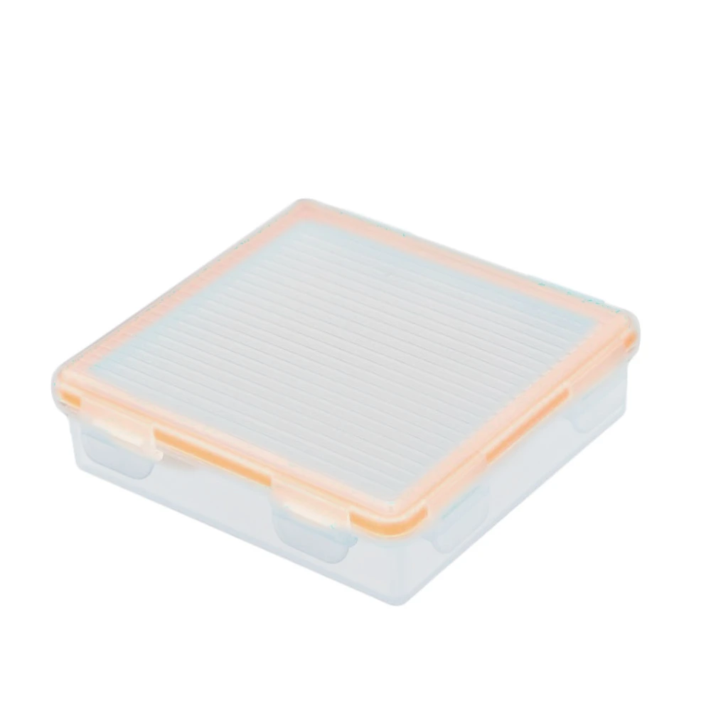 Clear Portable Hard Plastic Battery Case Holder Storage Box for 4 x 18650 Batteries (No Battery)