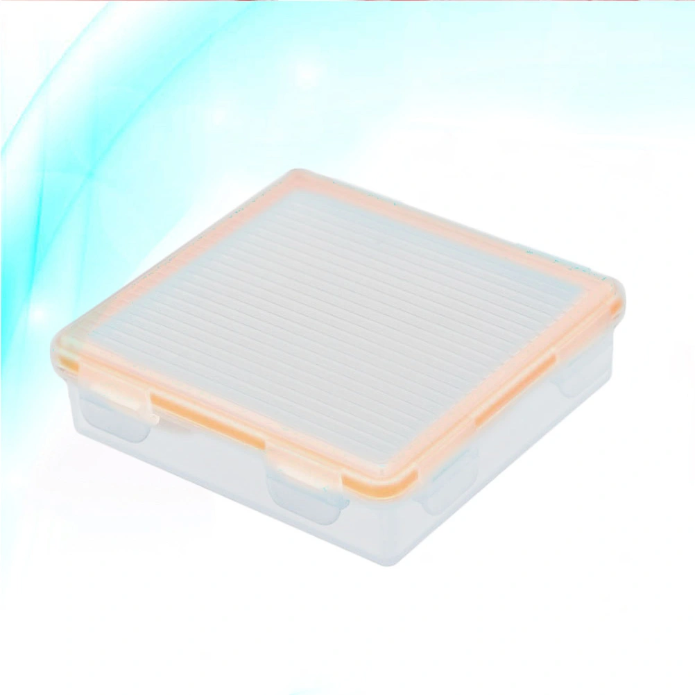 Clear Portable Hard Plastic Battery Case Holder Storage Box for 4 x 18650 Batteries (No Battery)