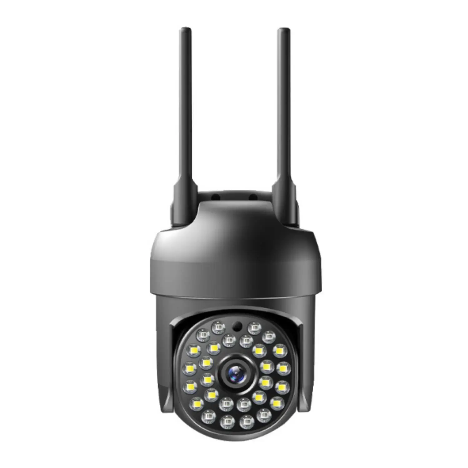 Waterproof  Wireless Camera Night Vision Motion Detection Monitor Camera for Home Security with UK Plug (Black)