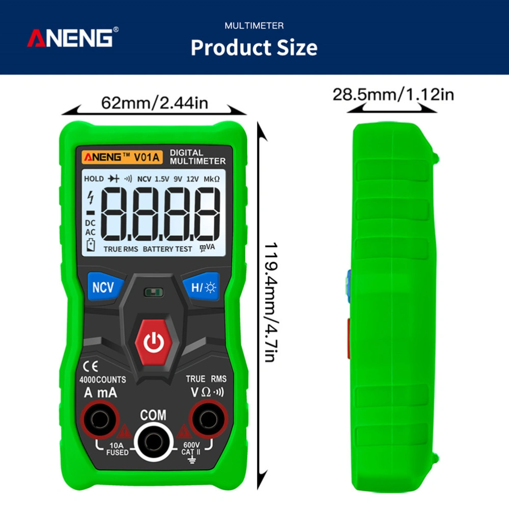 1PC Multimeter High Accuracy Meter Digital Multimeter Intelligent Multimete