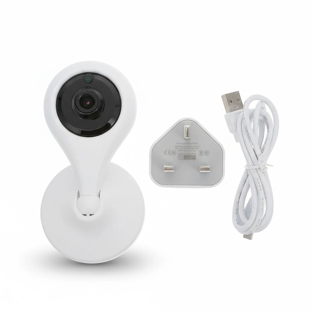 1080P Network High-definition Surveillance Camera Wireless Network Camera Safety Webcam (UK Plug）