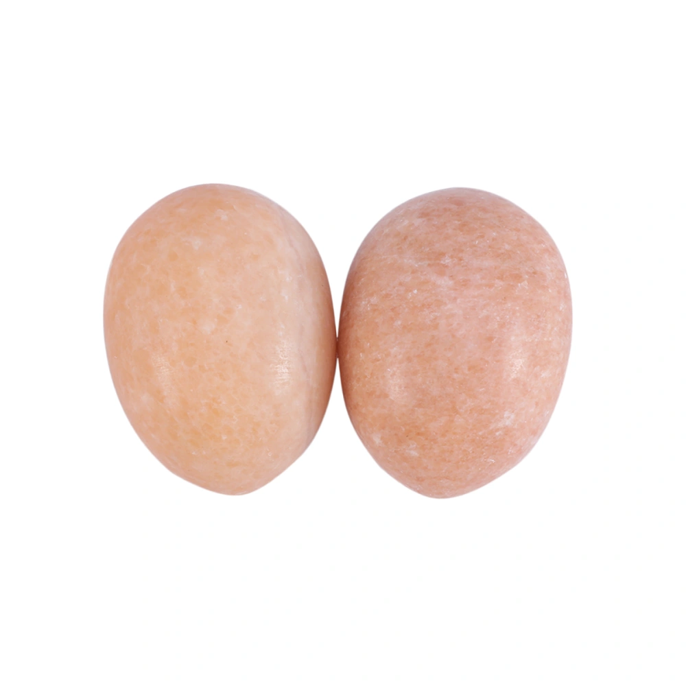 6pcs Natural Jade Yoni Eggs Pelvic Floor Muscle Massage Exercise Vaginal Exercise Tightening Balls for Pregnant Women Health Care (Sunset Red Egg)